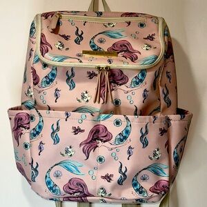 Disney x Petunia Pickle Bottom Method Backpack – Ariel “Ocean Eyes” Blush Pink